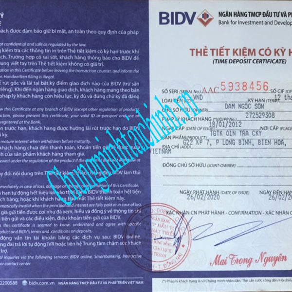 Đồng Nai chứng minh tài chính du học du lịch như thế nào?
