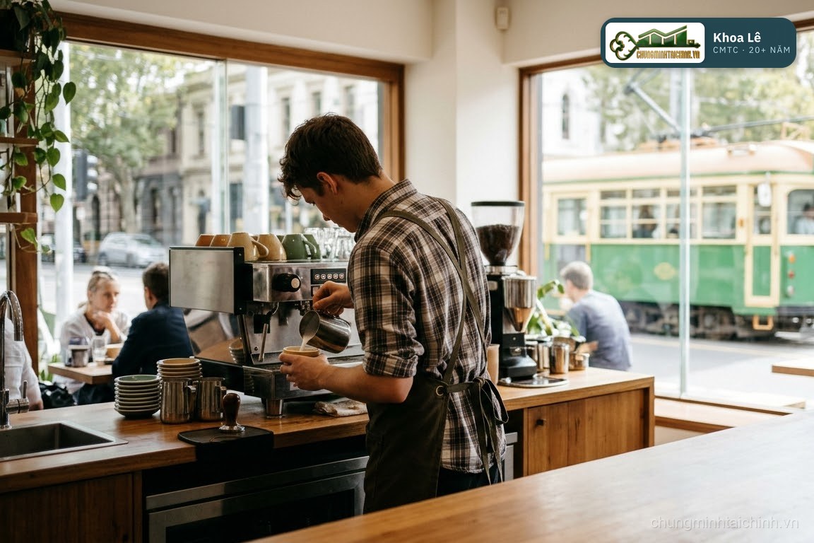 Làm việc ở quán cà phê Melbourne khi có visa Úc 462